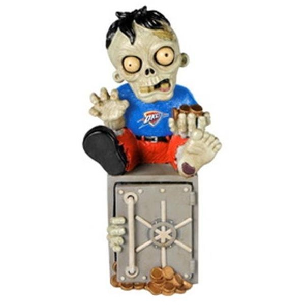 Forever Collectibles Oklahoma City Thunder Zombie Figurine Bank 8784951979